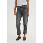 My Essential Wardrobe Mommy Dark Grey Wash Jeans