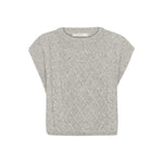 GESTUZ Adie Grey Knit Top