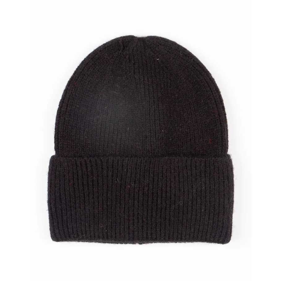 Noelle Black Beanie