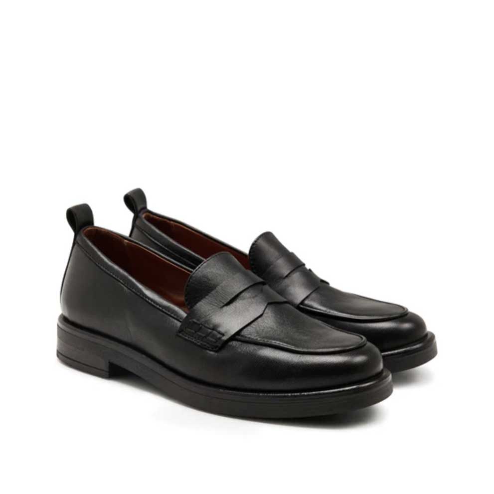 Pavement Shelly Black Loafers