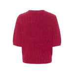 GESTUZ Alpha Knitted Persian Red Tee