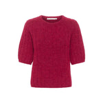 GESTUZ Alpha Knitted Persian Red Tee