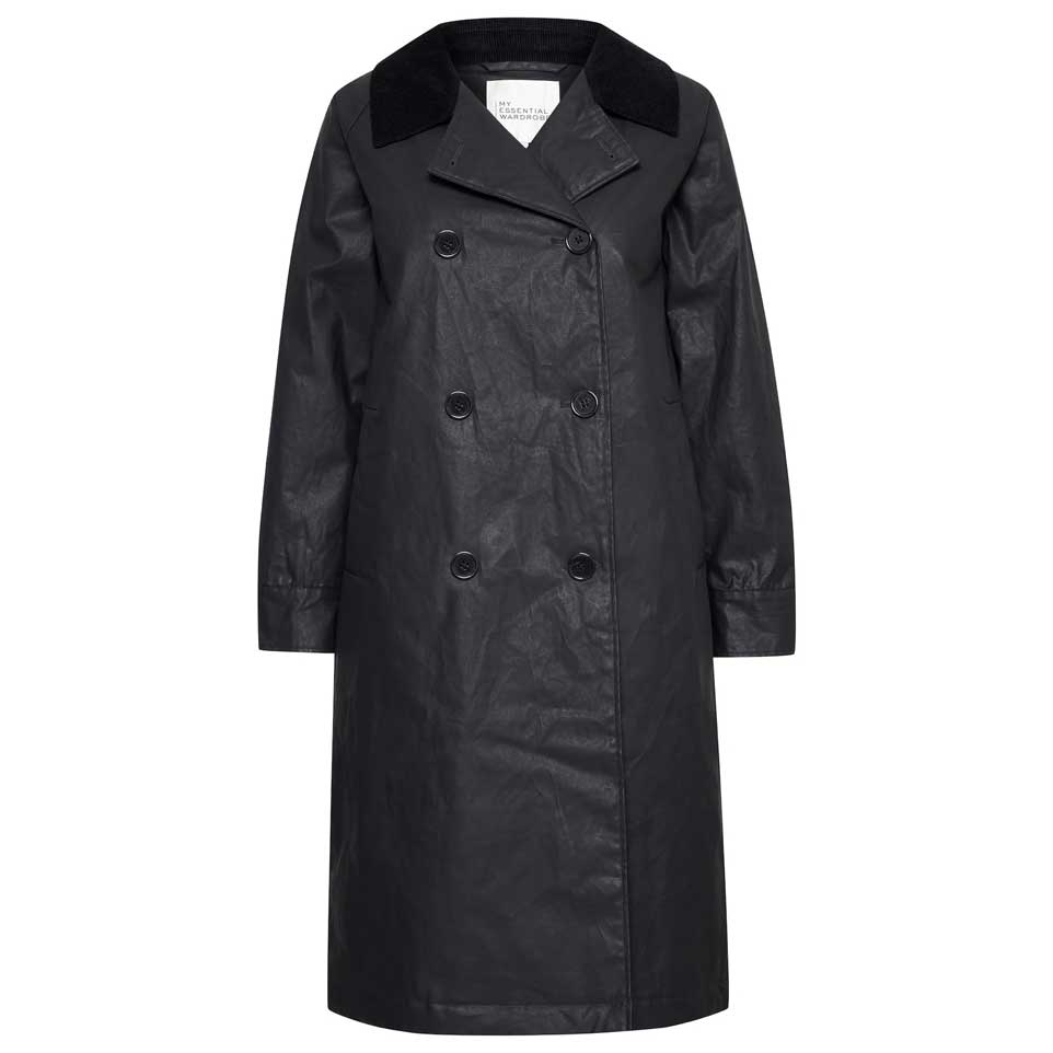 My Essential Wardrobe Gianna Black Trenchcoat