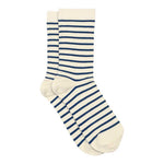 Mp Copenhagen Lydia Navy Striped Socks