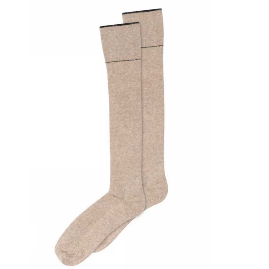 Mp Copenhagen Maria Light Brown Long Socks