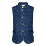 Project AJ117 Passion Indigo Denim Waistcoat