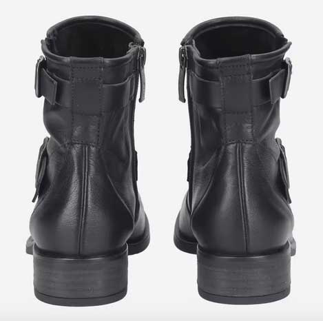 Paul Green Black Biker Boots