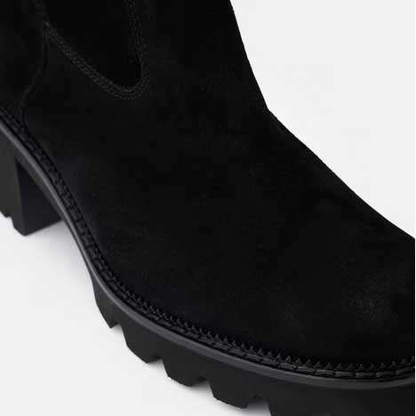 Paul Green Black Suede Boots