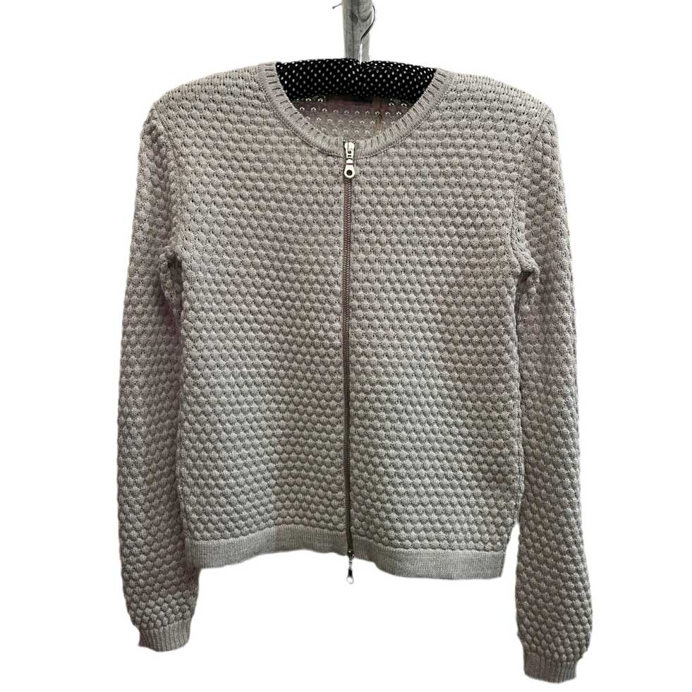 Sibin Linnebjerg Ane Zip Cardigan Light Grey