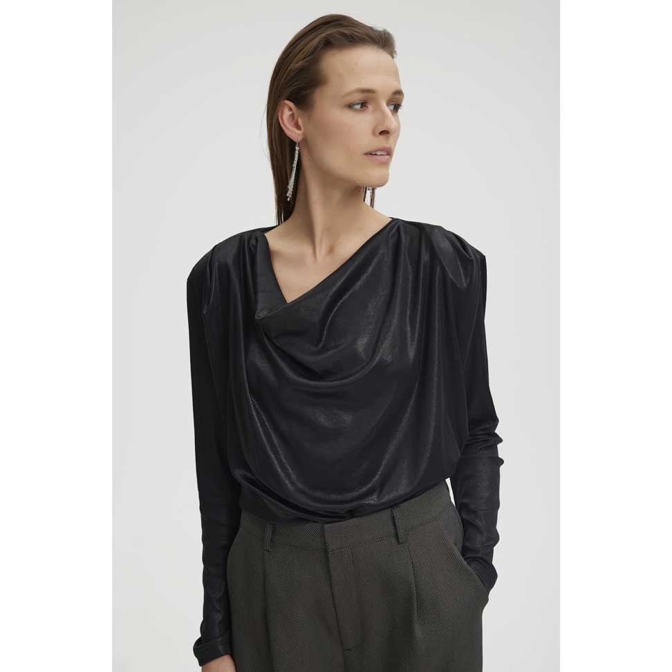 GESTUZ Maddix Black Blouse