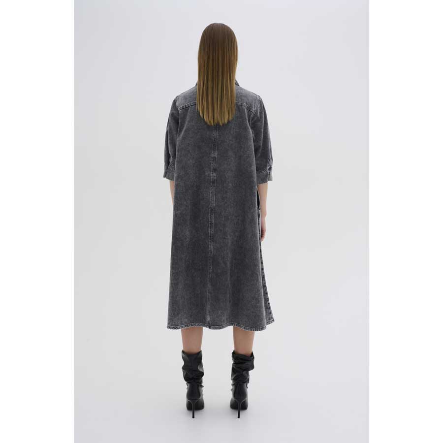 My Essential Wardrobe Malo Grey Denim Dress