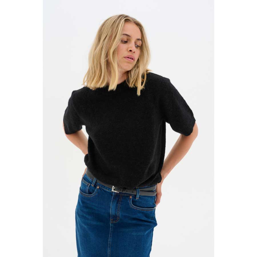 My Essential Wardrobe Tammie Black Sweater