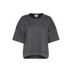 My Essential Wardrobe Texas Denim Grey Sweat Top