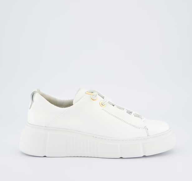 Paul Green White Wedge Trainers