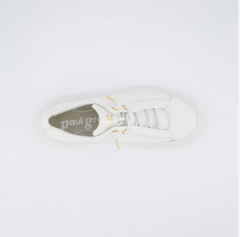 Paul Green White Wedge Trainers