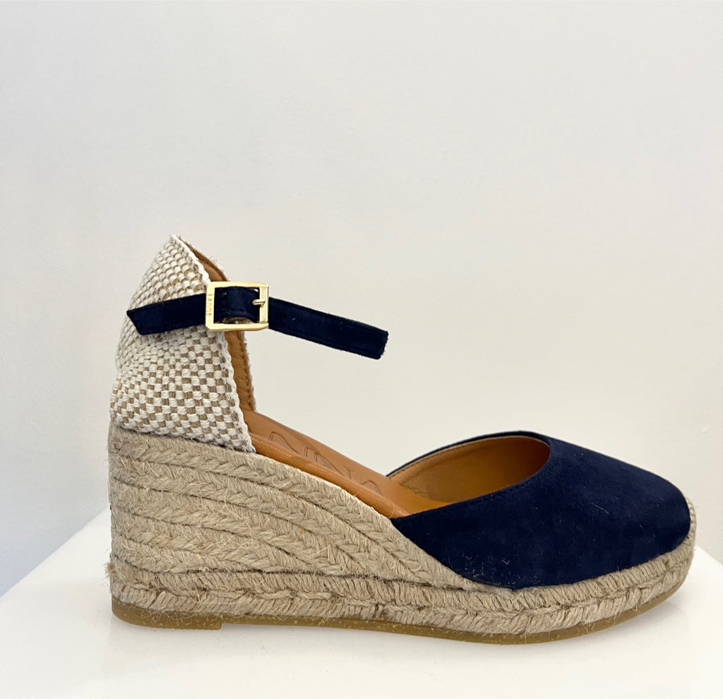 Kanna Laura Navy Espadrilles | Ooh! Ruby Shoes